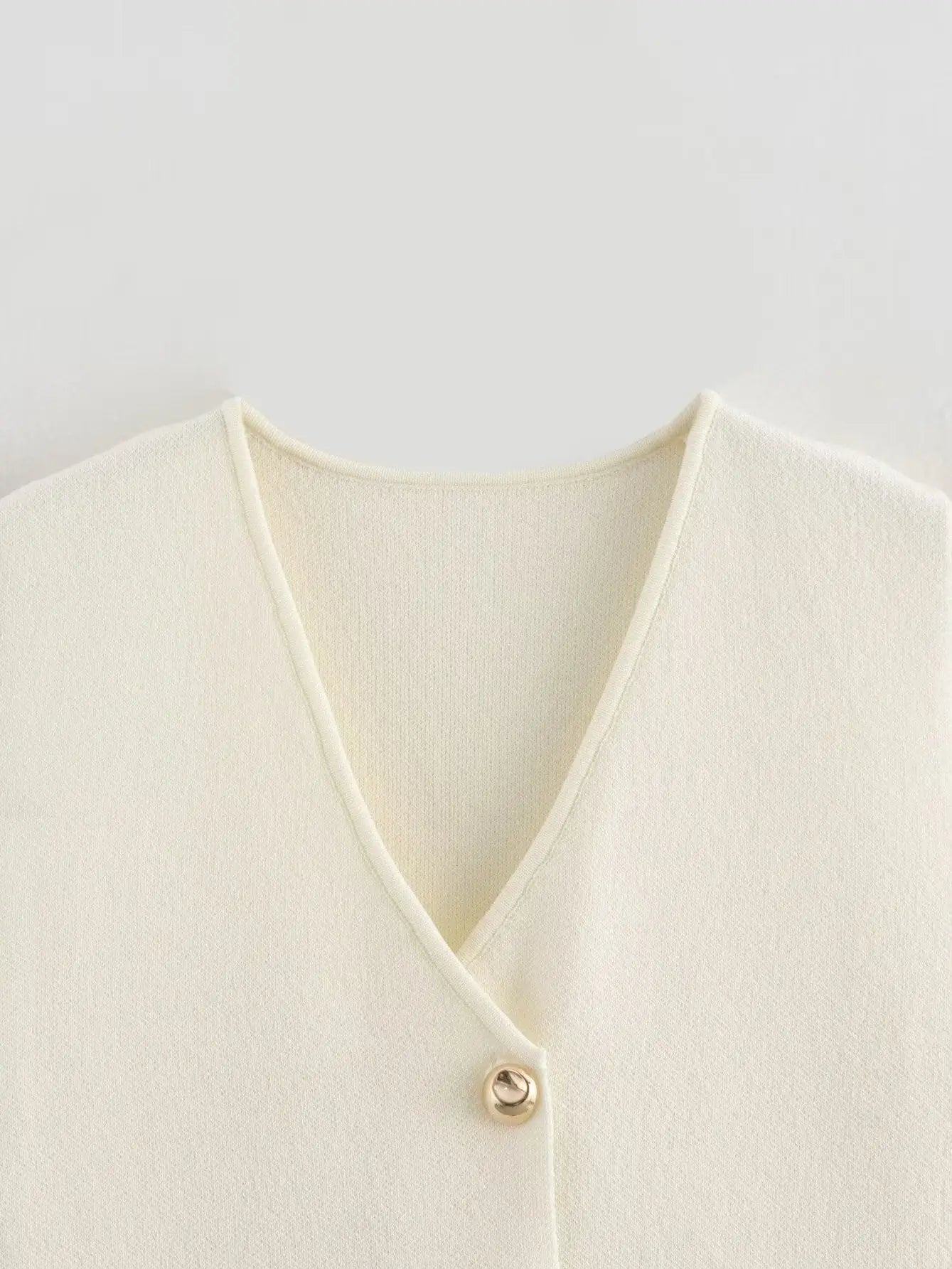 Ivory Tailored Vest