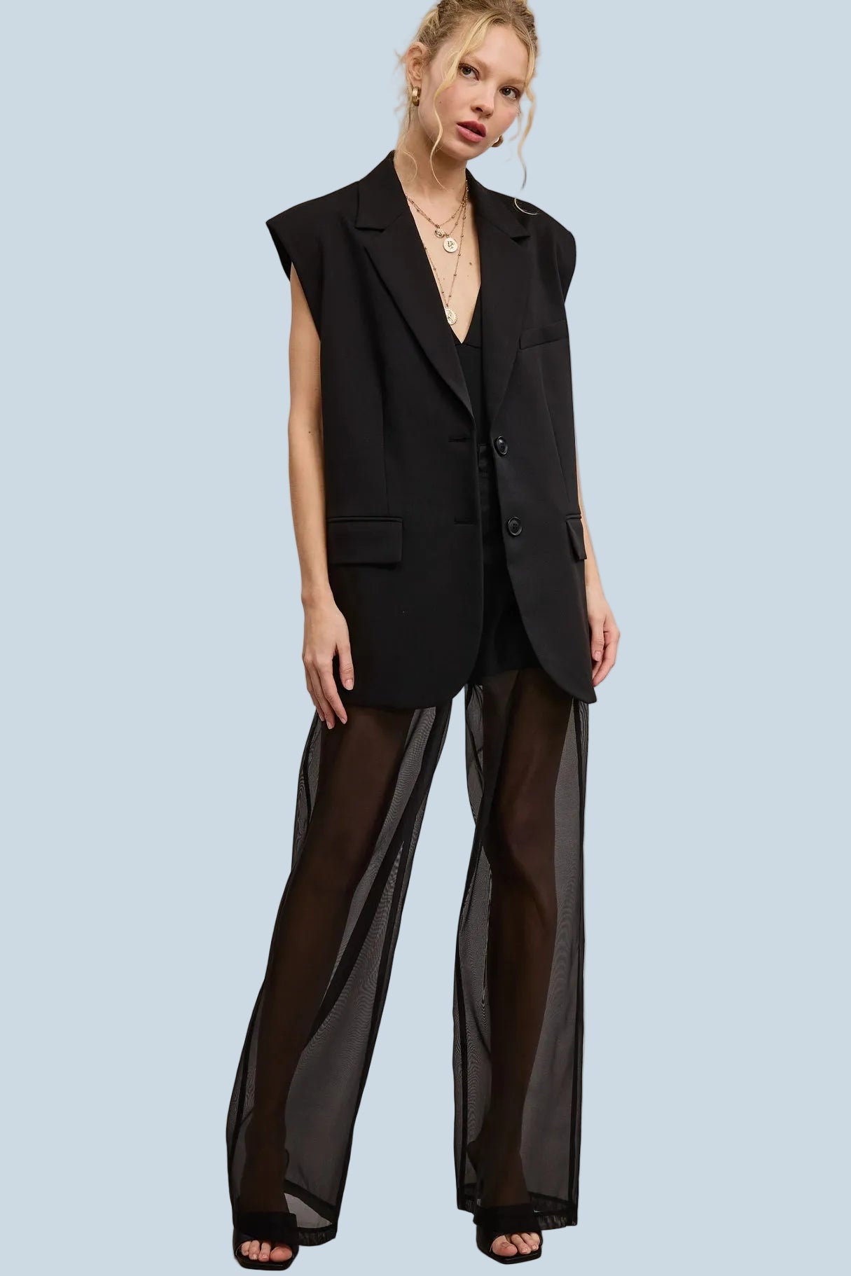 Onyx Organza Pant