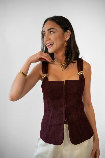 Merlot Structured Top