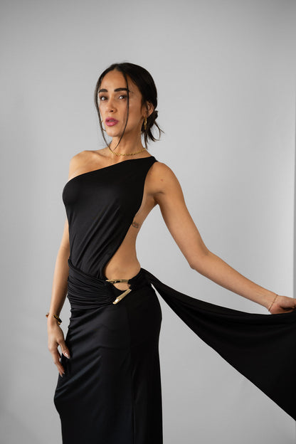 Midnight Sculpture Dress